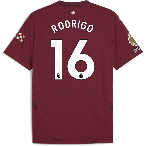 Manchester City Rodrigo 2024-2025 UCL Third Jersey – Authentic Shirt