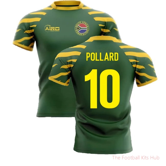 2025-2026 South Africa Springboks Home Concept Rugby Shirt (Pollard 10)