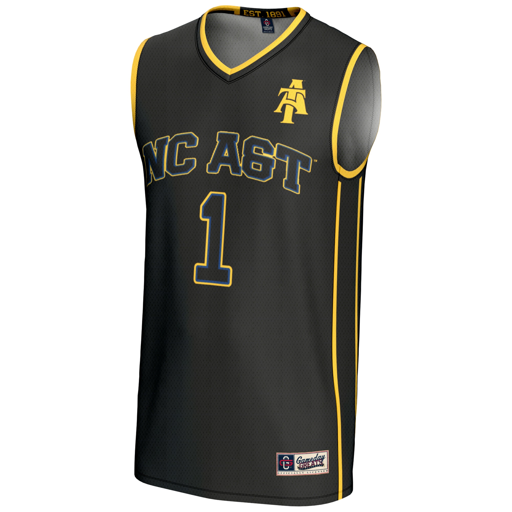 [DDG] North Carolina A&T Aggies GameDay Greats Youth Lightweight Basketball Jersey - Black