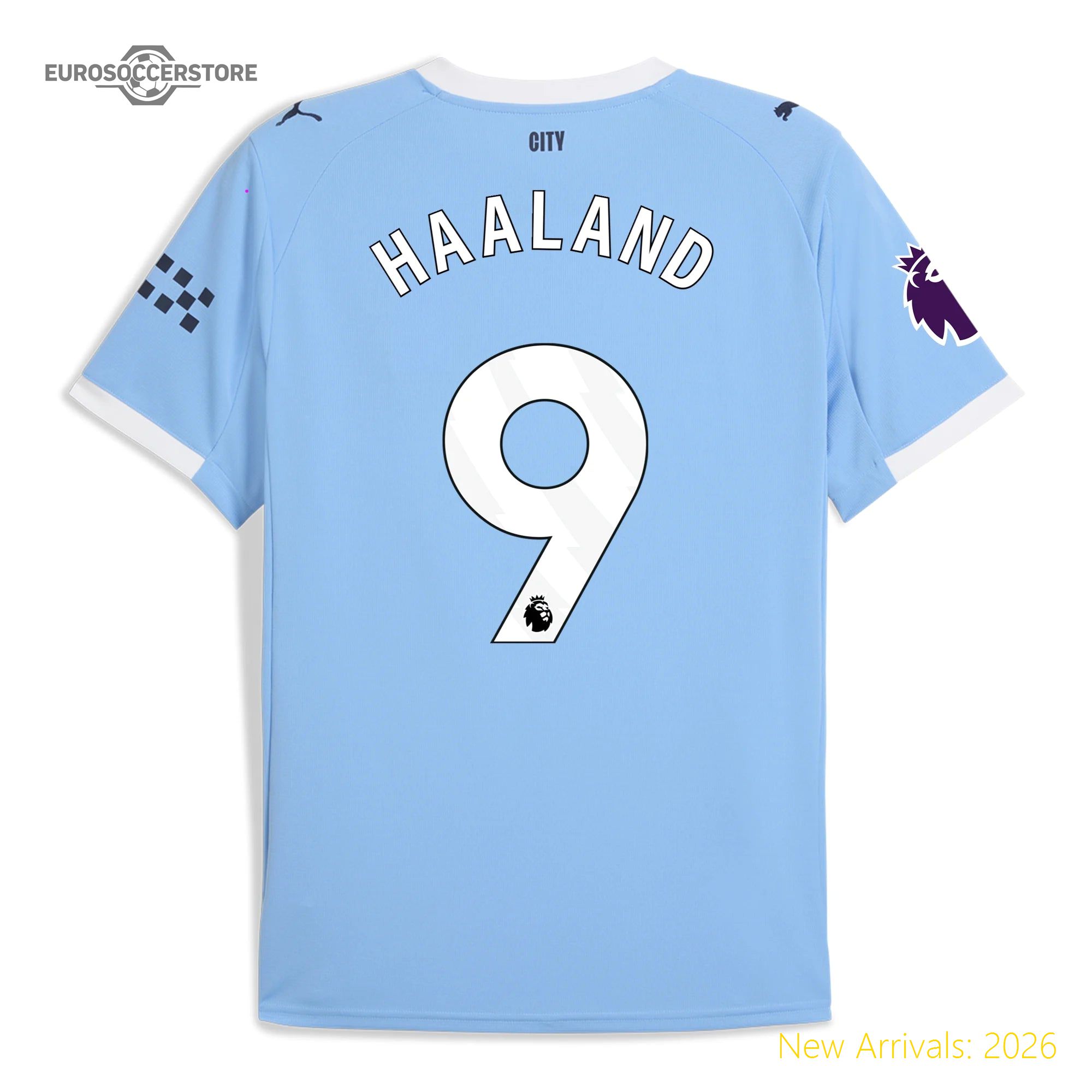 Official Team Merchandise Men Mci Team Home High-quality Jersey 2023