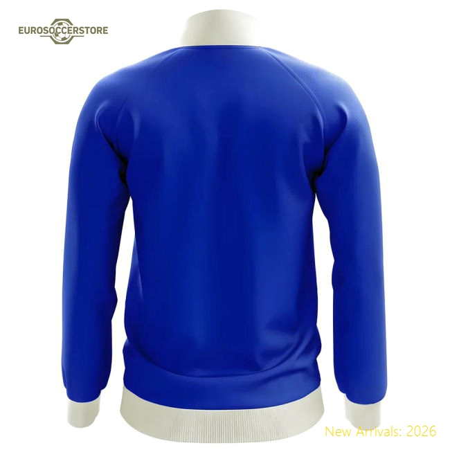 Iceland Concept Football Track Jacket (Blue) - Kids