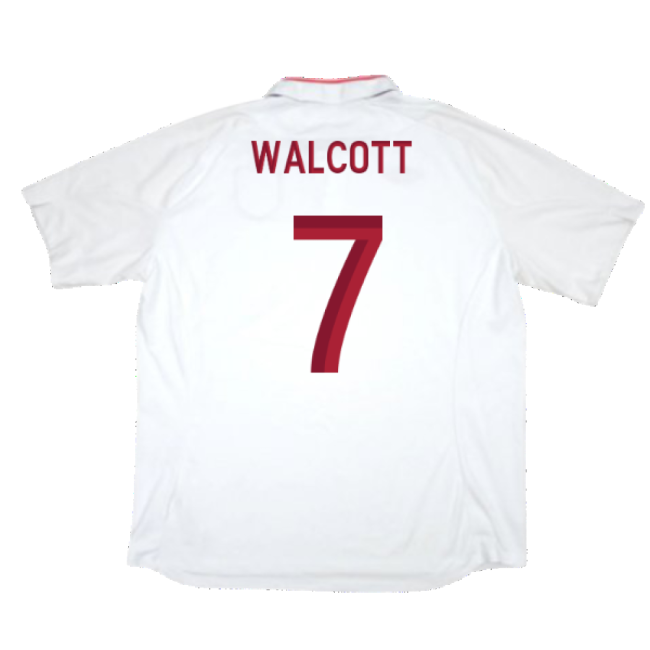 World Cup England National Team Home Football Shirt (Walcott 7)