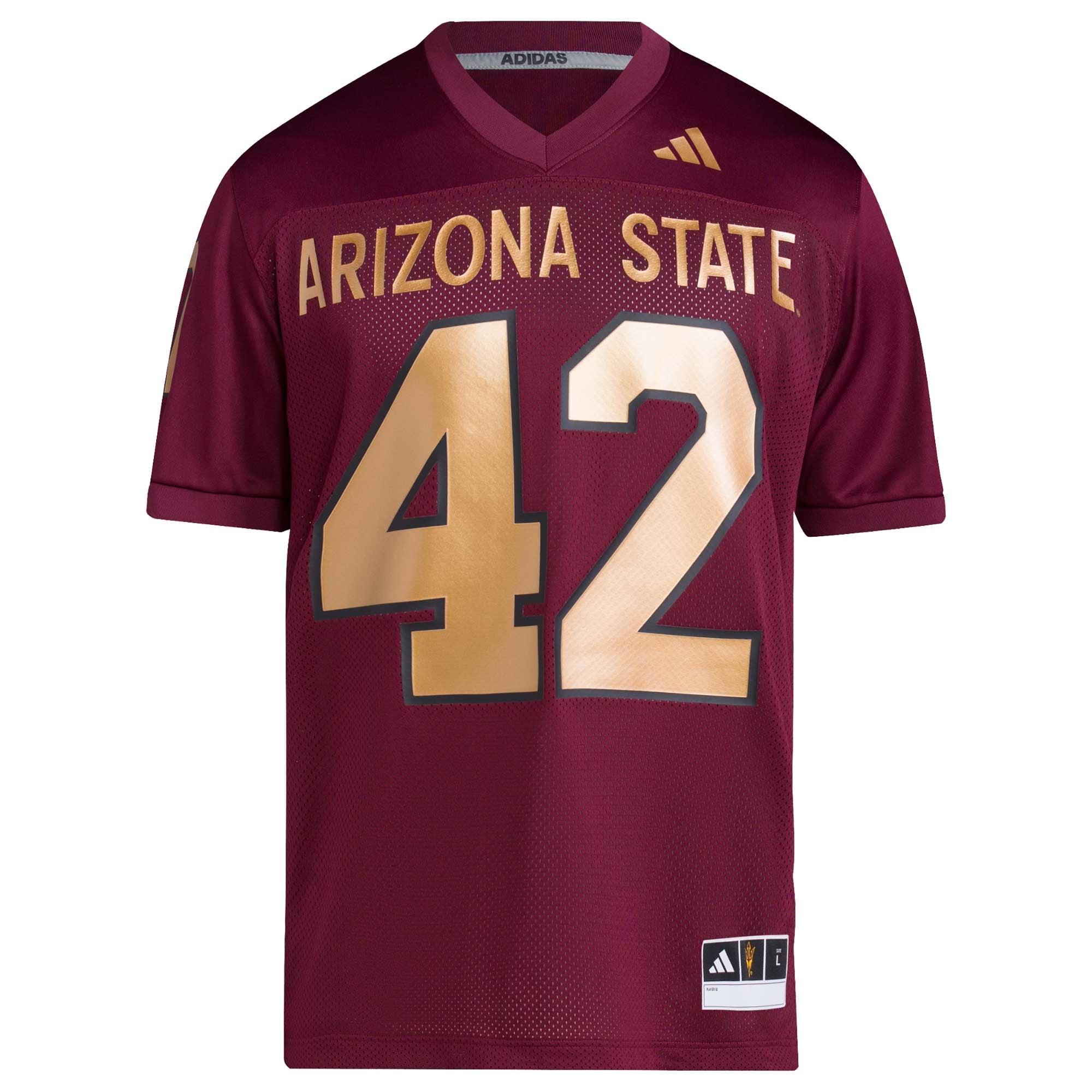 Men's Pat Tillman #42 Maroon Arizona State Sun Devils Football Icon Premier Jersey