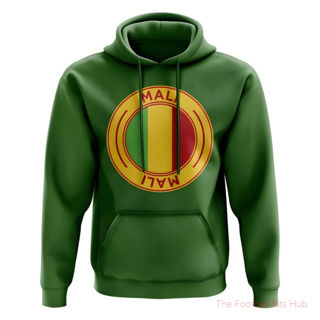 Men Mali Football Badge Hoodie (Green)