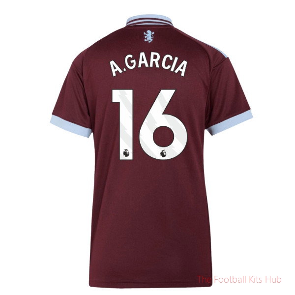 Aston Villa 2026-2027 Home Shirt (Womens) (A.Garcia 16)