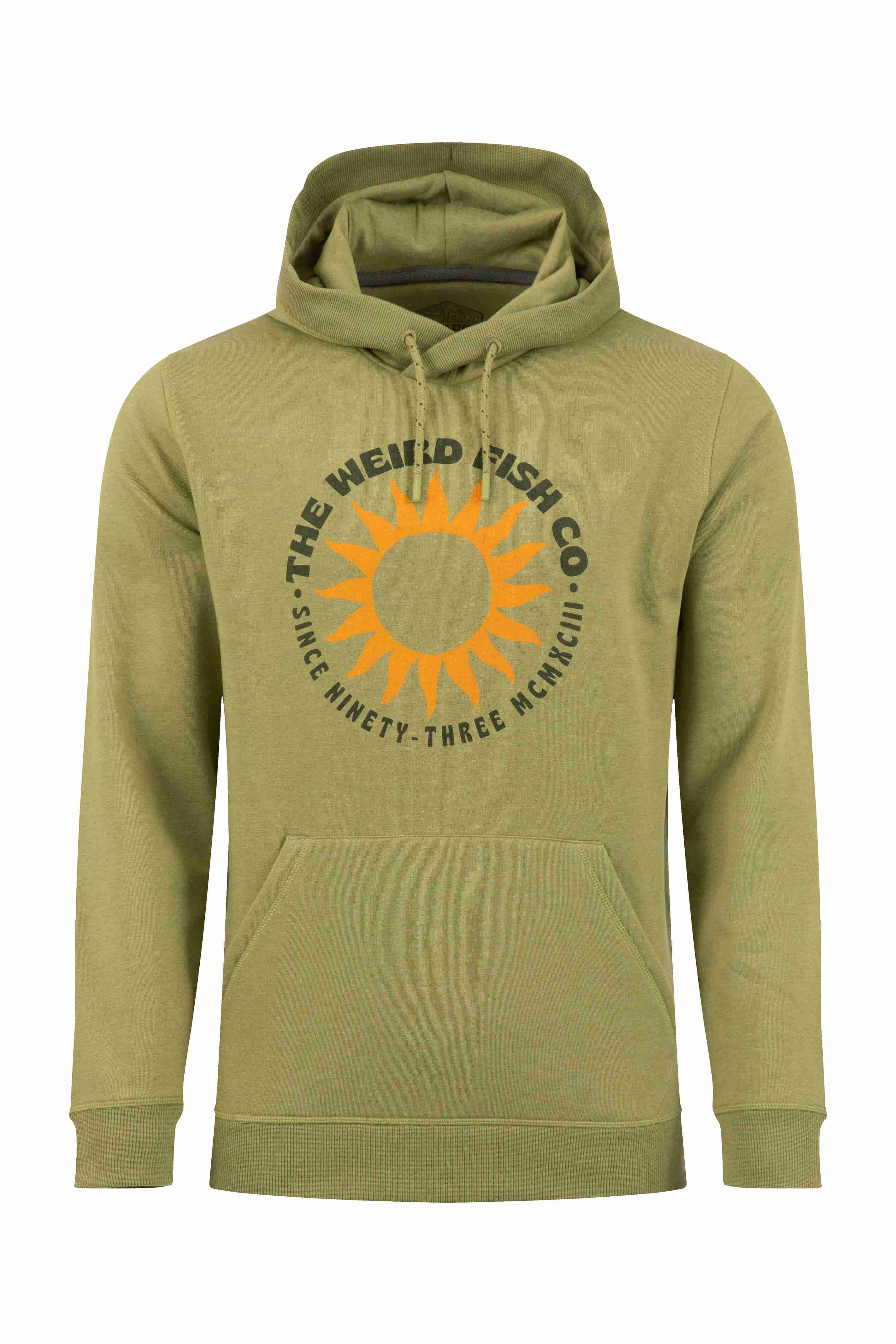 Bryant Front Print Graphic Popover Hoodie WashedOak