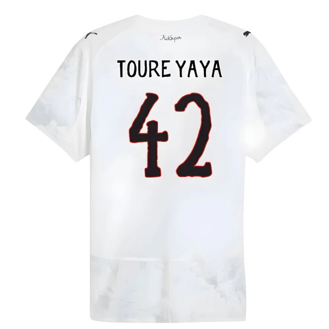 2025-2026 KIDSUPER x Manchester City CWC Authentic Shirt (White) (Toure Yaya 42)