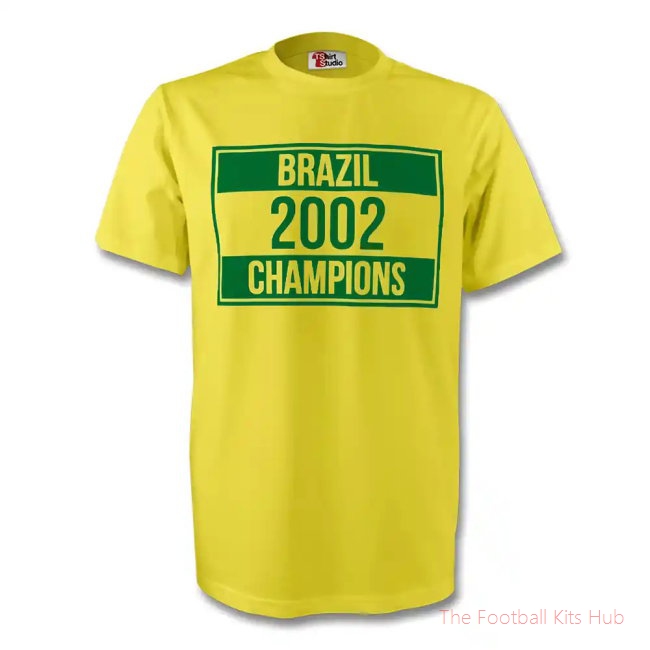 Men Brazil 2002 Champions Tee (yellow)