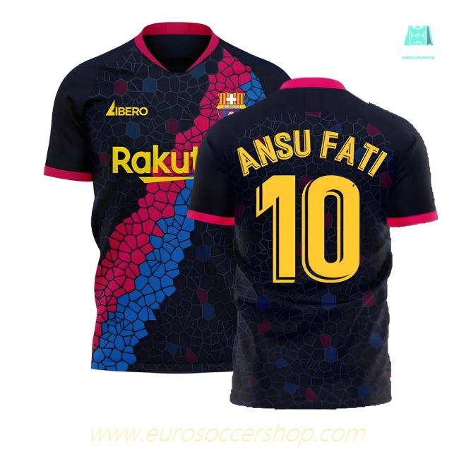 Catalonia 2025-2026 Away Concept Football Kit (Libero) (ANSU FATI 10)