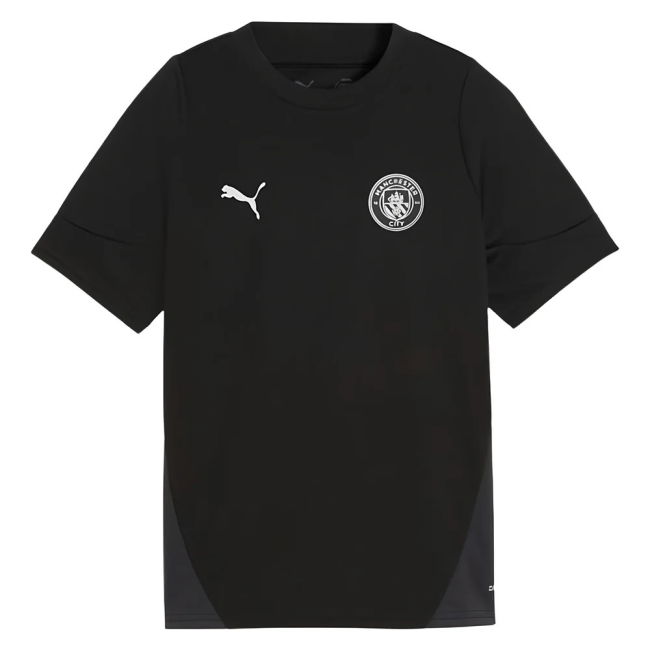classic 2025-2026 Man City Training Jersey (Black) - Kids (Haaland 9)