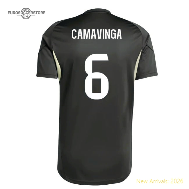 2025-2026 Real Madrid Training Jersey (Utility Grey) (Camavinga 6)