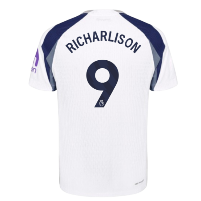 Match Day Spurs Tottenham Hotspur Authentic Home Shirt Richarlison...