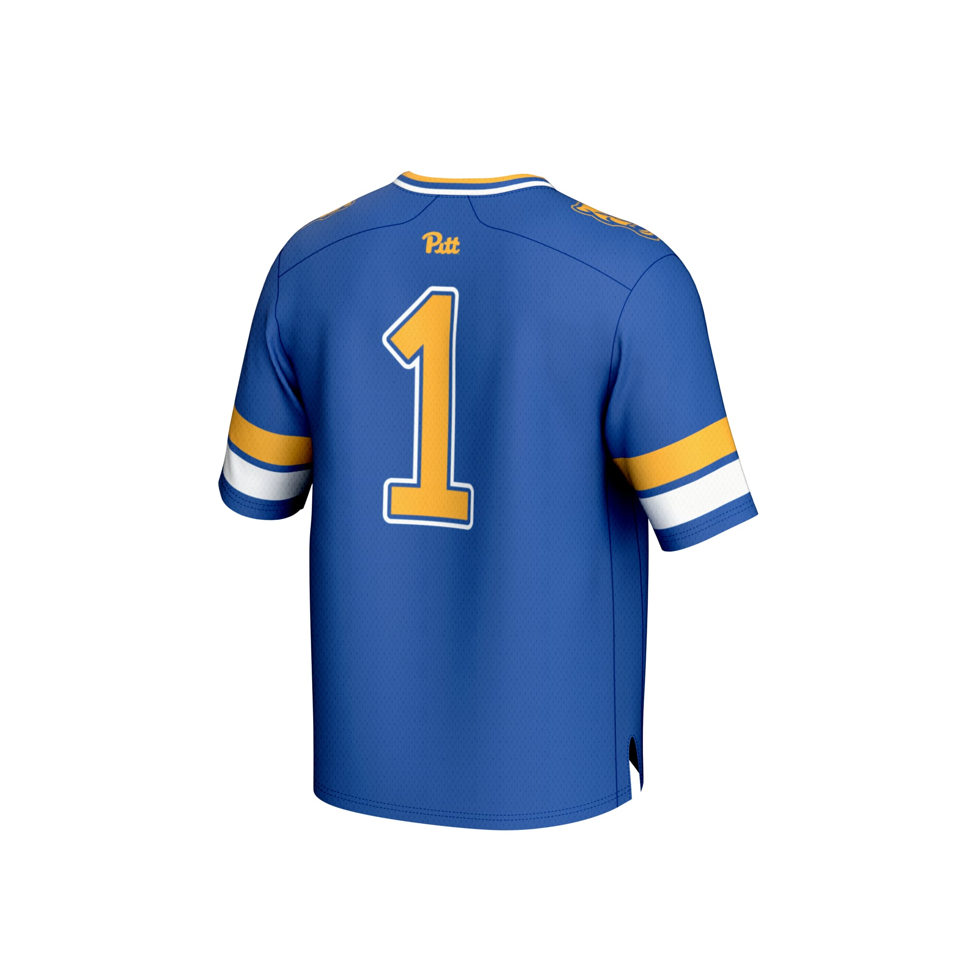 #1 Royal Pitt Panthers Lightweight Collegiate Football Fashion Jersey