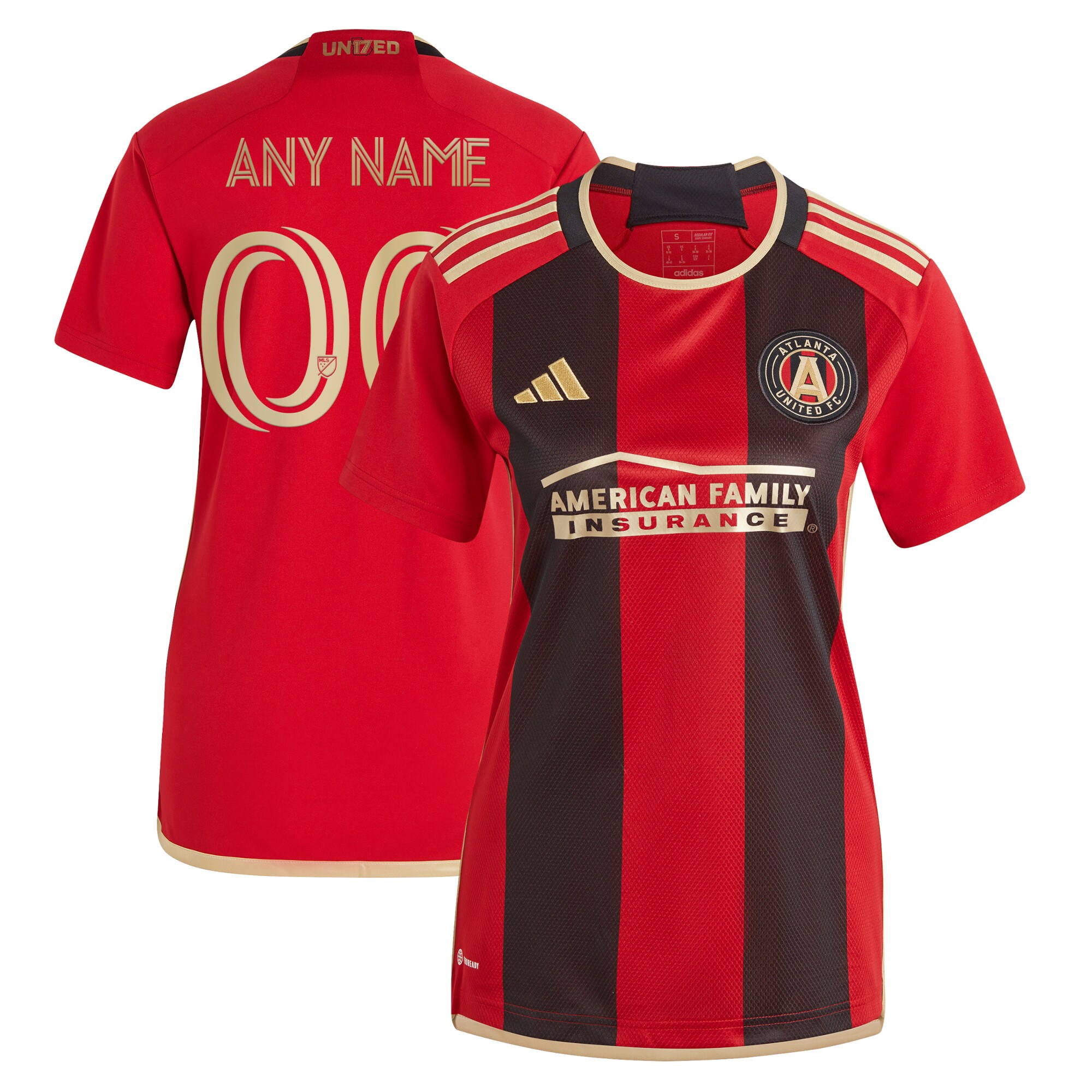 [SJH] Atlanta United FC Women's 2023 The 17s' Kit Replica Custom Jersey - Black