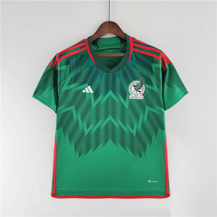 2022 MEXICO HOME GREEN SOCCER JERSEY FOOTBALL SHIRT - Official