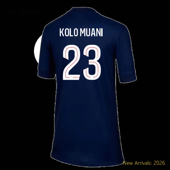 Kid-approved Football Team Kids Jersey Kolo Muani 2025-2026 Dri-fit