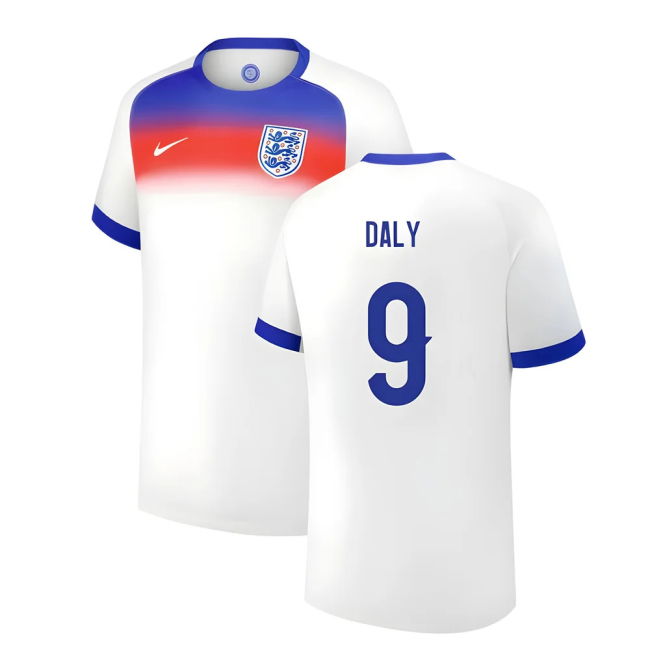 DALY 9 Licensed Copy England Home Fan Shirt for Womens