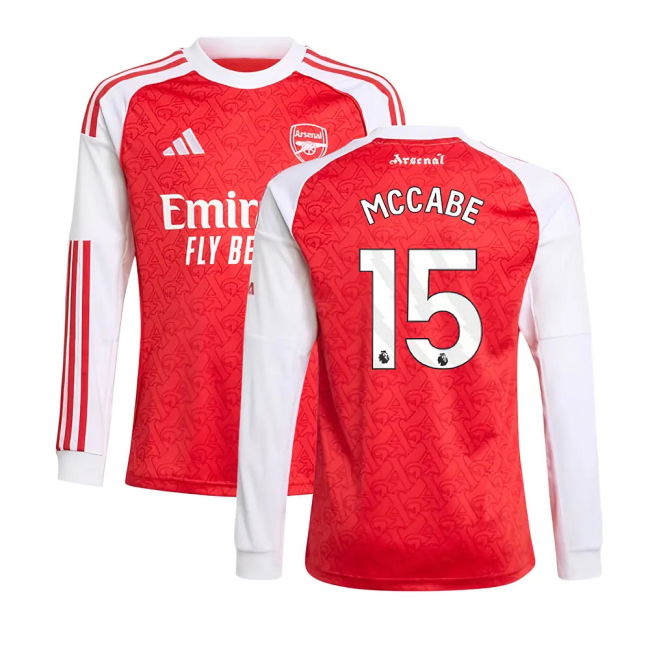 Arsenal 2025-20 Home Football Shirt McCabe Signature 15 L M S Kids