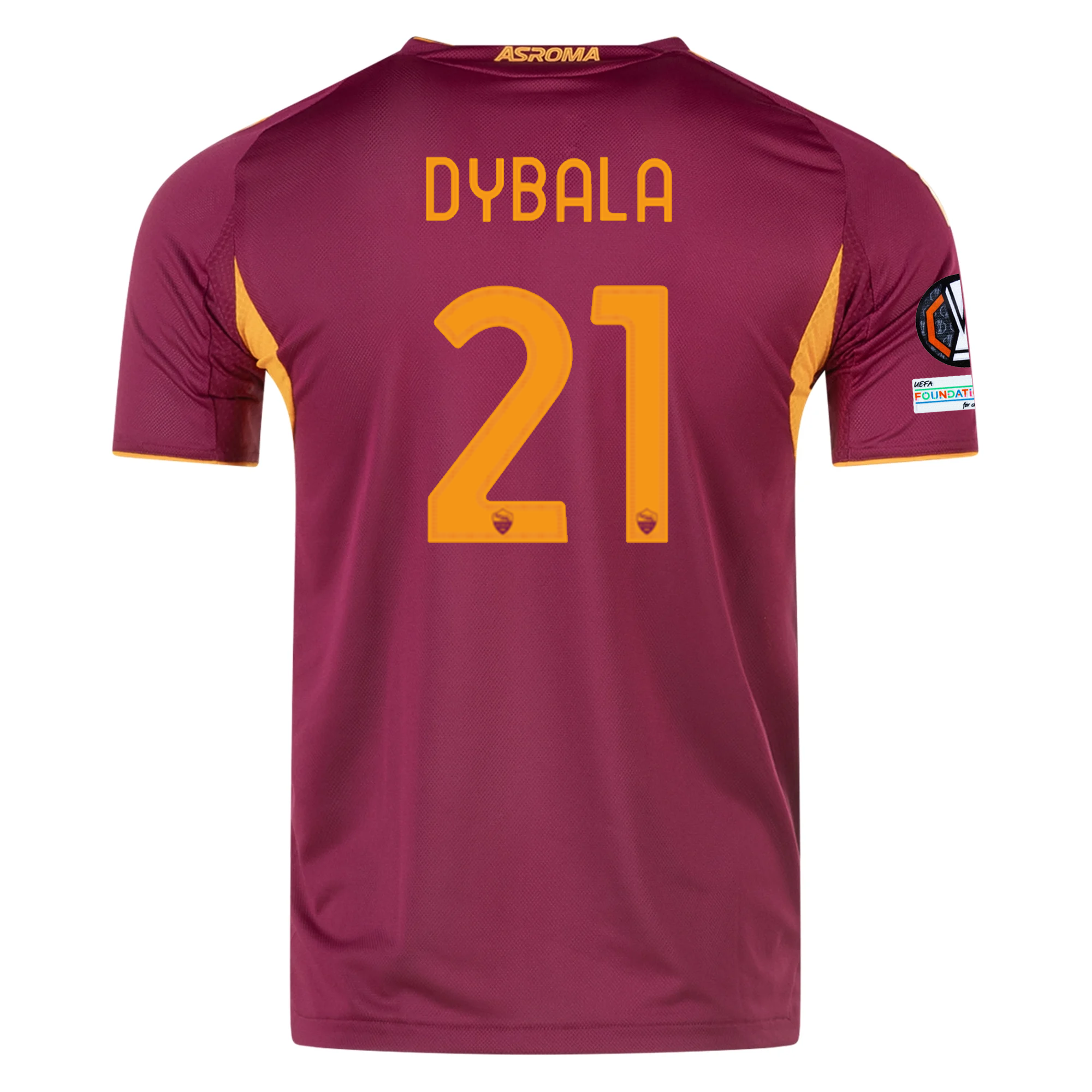 AS Roma Dybala 2025-2026 UEL Home Jersey – Authentic Shirt