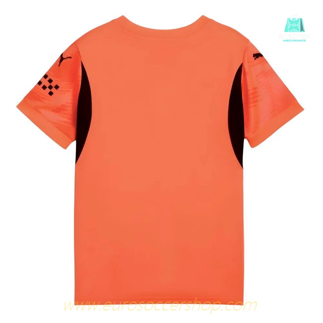2024-2025 Man City Goalkeeper Shirt (Neon Sun) - Kids