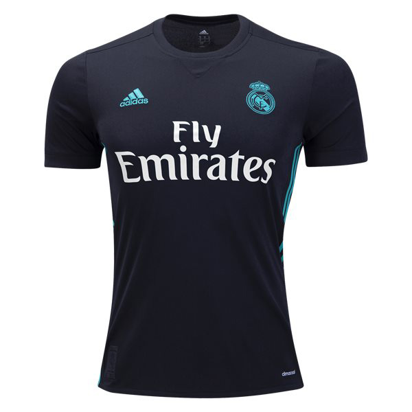 Real Madrid Away 201718 Black Soccer Jersey Shirt - Official Replica