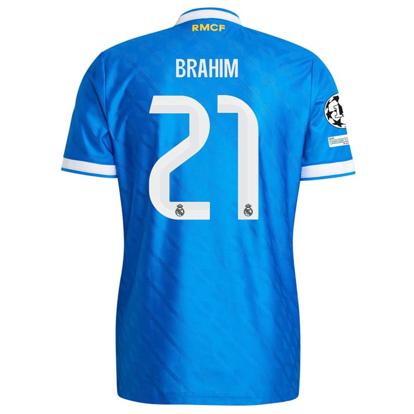 Real Madrid Real 2025-2026 UCL Third Jersey – Authentic Shirt