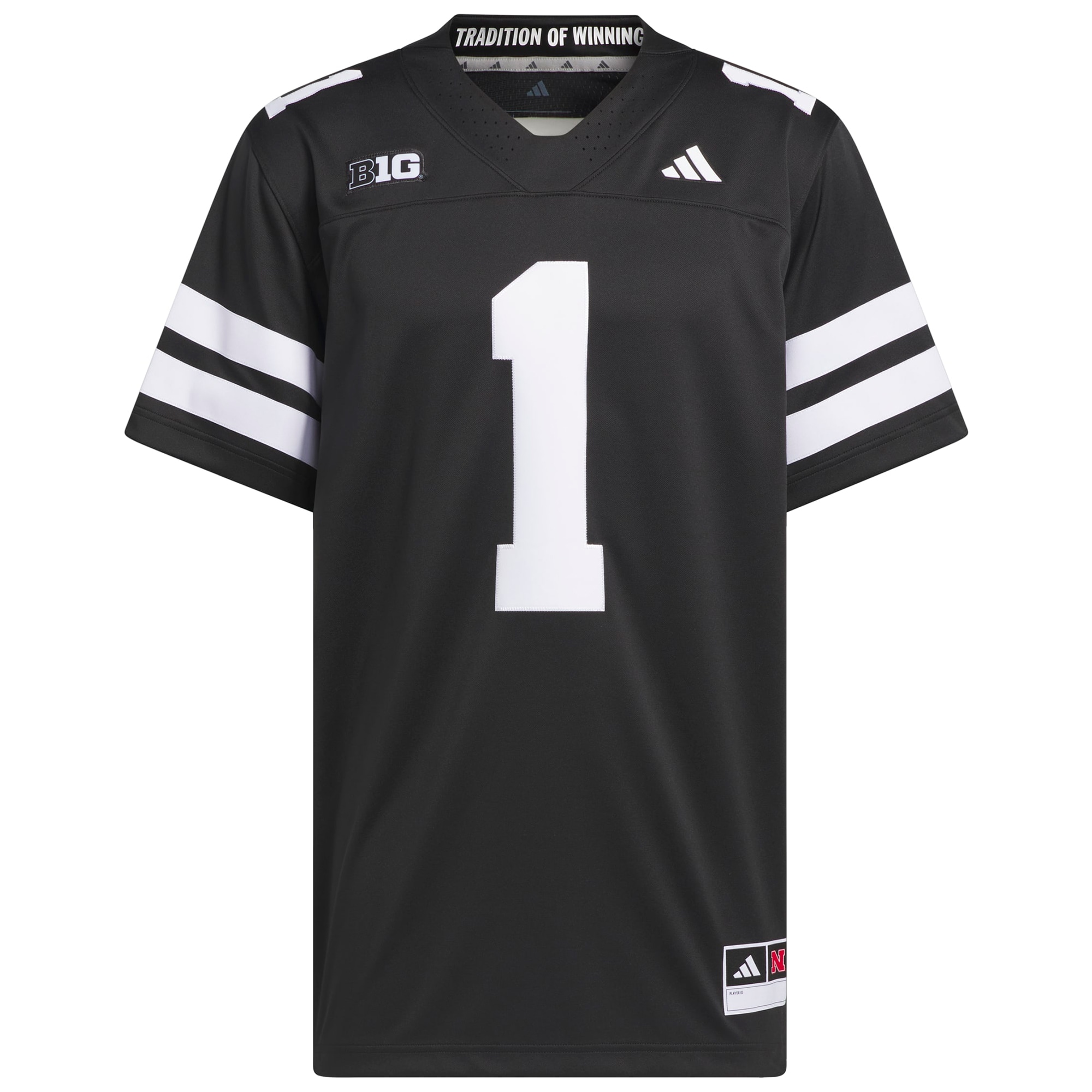 [NJP] Women's Nebraska Huskers Alternate Premier Jersey - Black