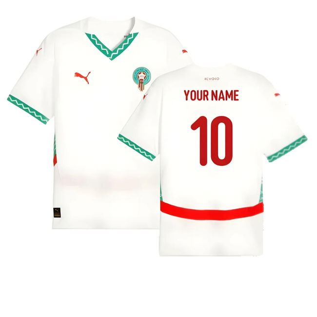 Performance-Driven 2024-2025 Morocco Away Shirt (Your Name)