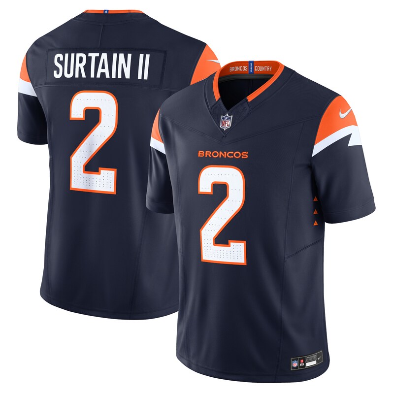 None Patrick Surtain II DEN Broncos Classic Genuine Jersey Game Day We