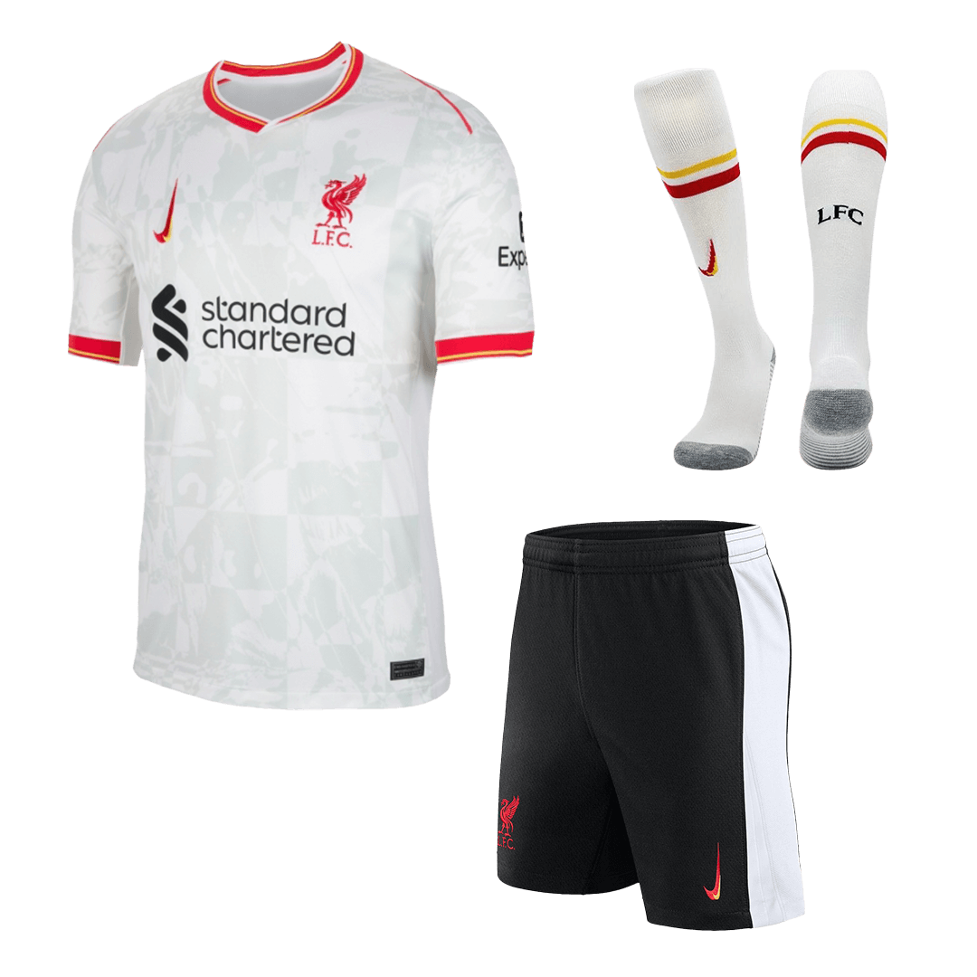 Liverpool Third Away Soccer Jersey Kit(Jersey+Shorts+Socks) 2024/25Aut