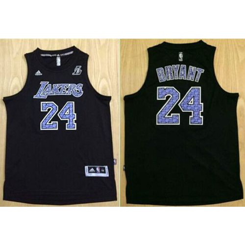 Lakers Black Angeles Lakers #24 Jersey - Cost-Effective Game Day Wear