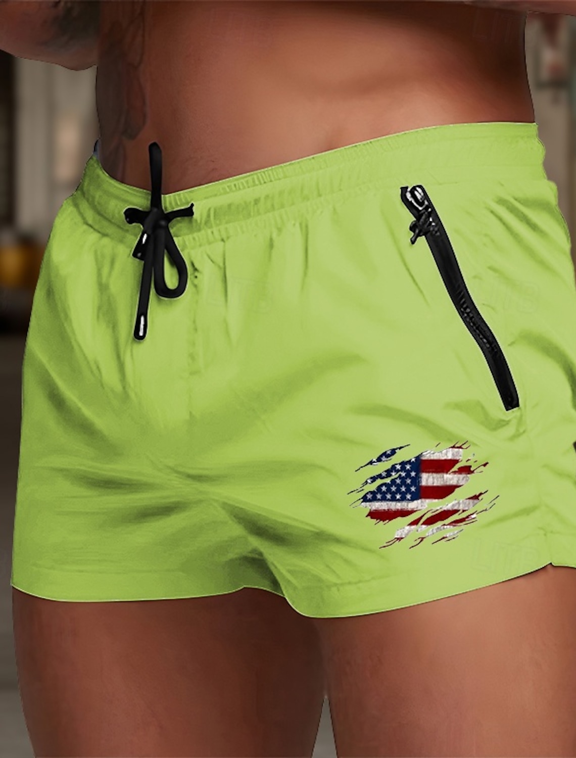 Men's Board Shorts Swim Shorts Swim Trunks Drawstring with Mesh lining Elastic Waist Coconut Tree Comfort Quick Dry Short Holiday Beach Weekend Fashion Casual Black White Micro-elastic