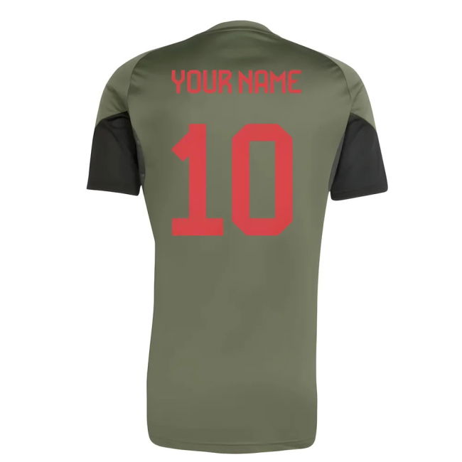 2025-2026 Bayern Training Shirt (Base Green) (Your Name)