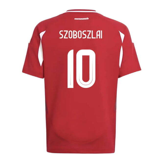 Light And Easy To Use 2024-2025 Hungary Home Shirt (Kids) (SZOBOSZLAI 10) Slim Fitting