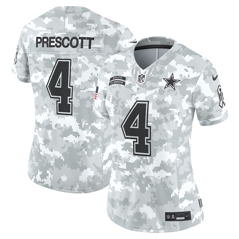None Dak Prescott Dallas Cowboys Football Franchise Replica Jersey