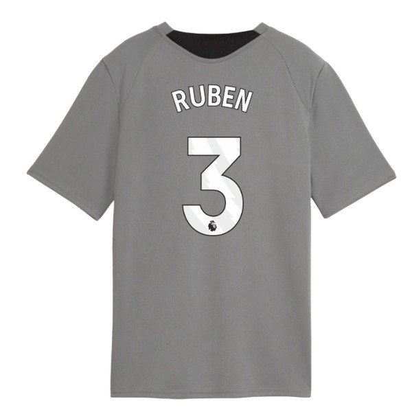 [JED] 2026-2027 Man City Training Jersey (Cast Iron) - Kids (Ruben 3)