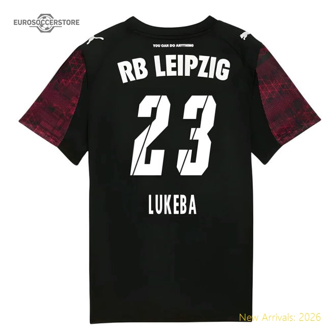 High-Quality 2025-2026 Red Bull Leipzig Third Shirt (Kids) (Lukeba 23)