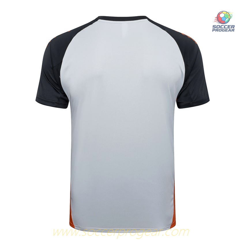 Benfica 2024/25 Collection White Orange Football Jersey Shorts Set