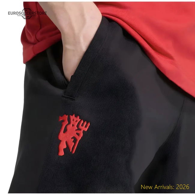Professional Official 2025-2026 Man Utd US Shorts Black Official