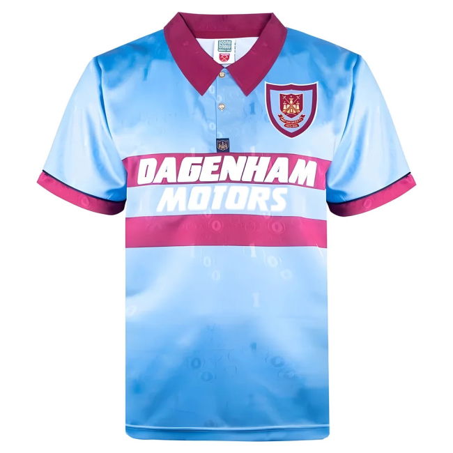 West Ham Retro official style Away Shirt 1995-1996 (Men