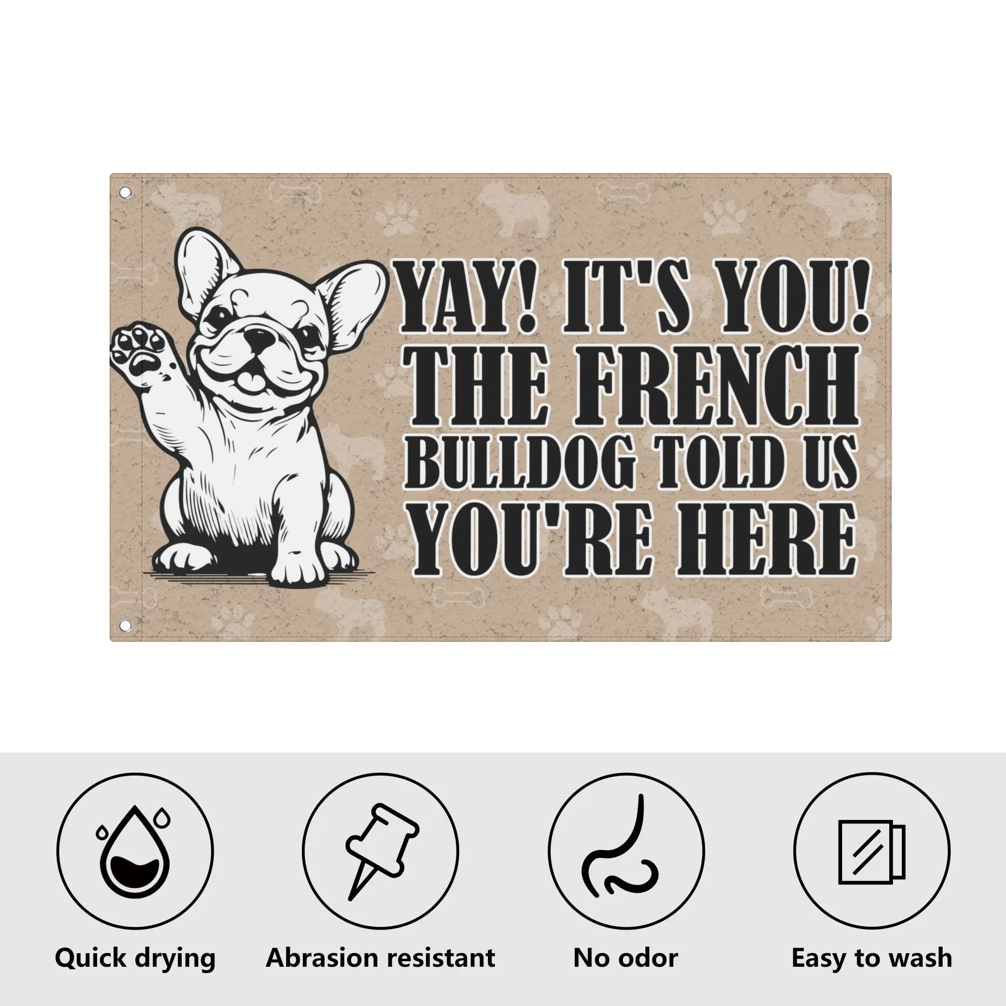 Minimal-Aesthetic Max - Garden Flags For Frenchie Lovers for Home Use