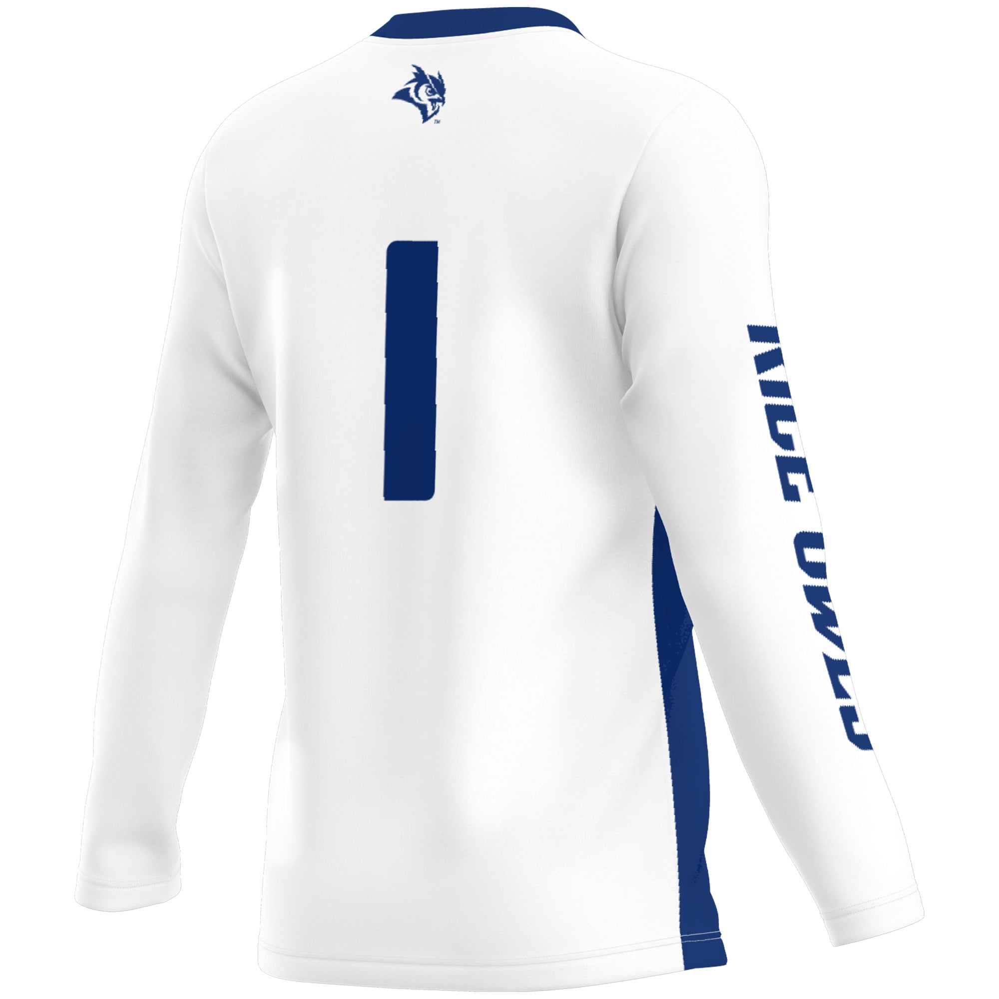 #1 Rice Owls GameDay Greats Youth Lightweight Volleyball Jersey - White