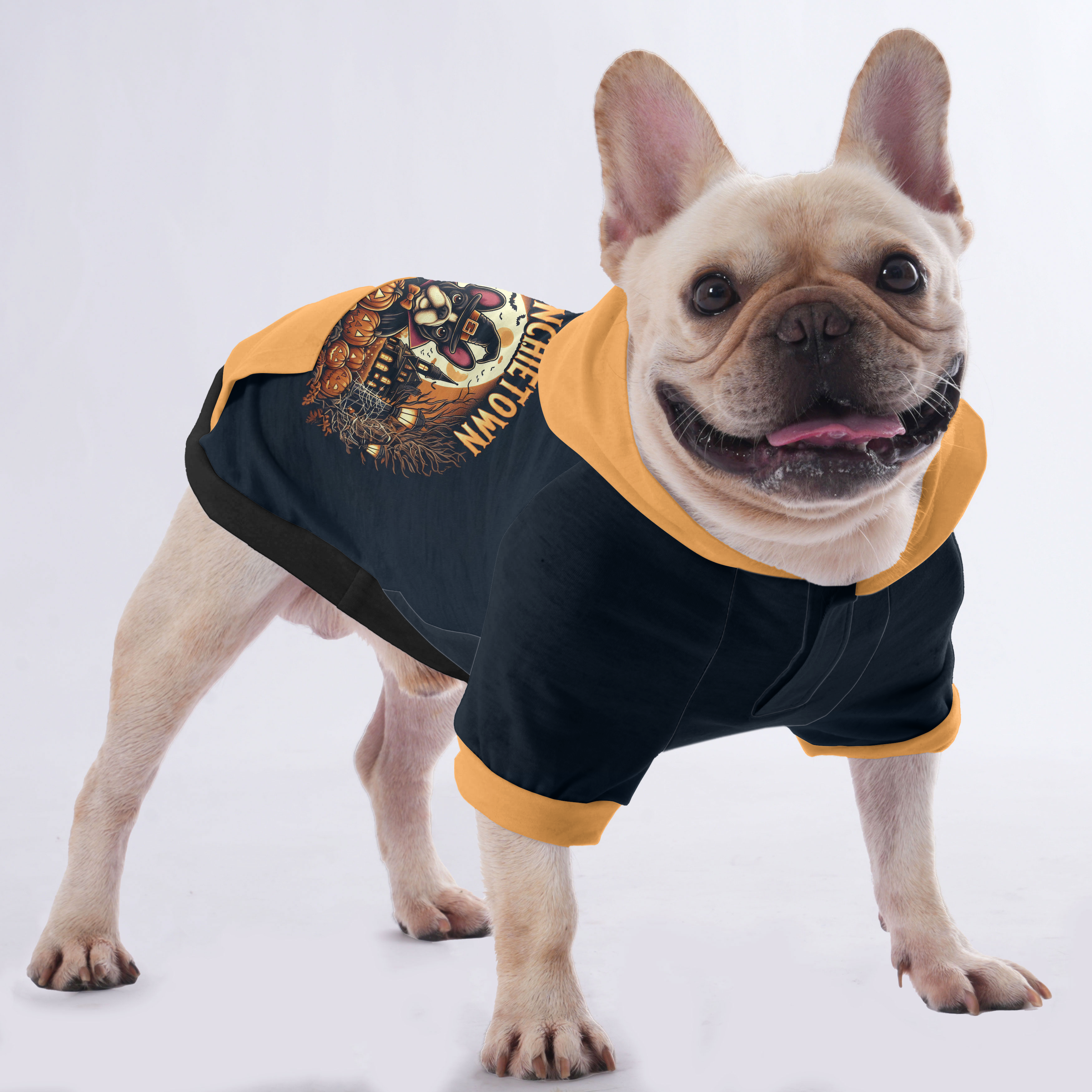 French Bulldog The Frenchie Town Hoodies For French Bulldog | Frenchie