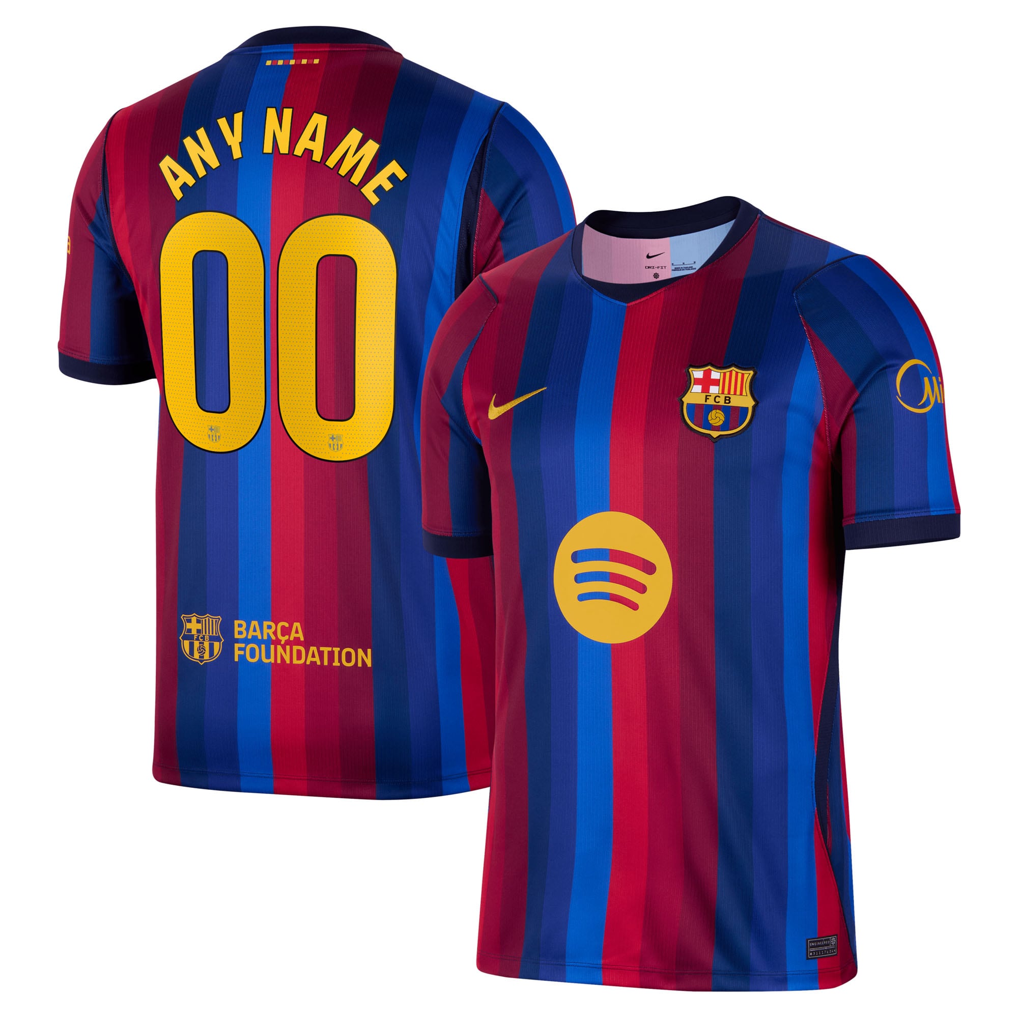 [JED] Women's Barcelona 2026/27 Home Stadium Replica Custom Jersey - Red