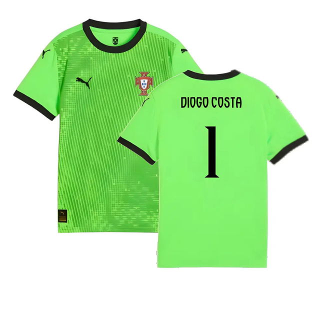 Kids Latest Durable Portugal Home Match Shirt (Diogo Costa 1)
