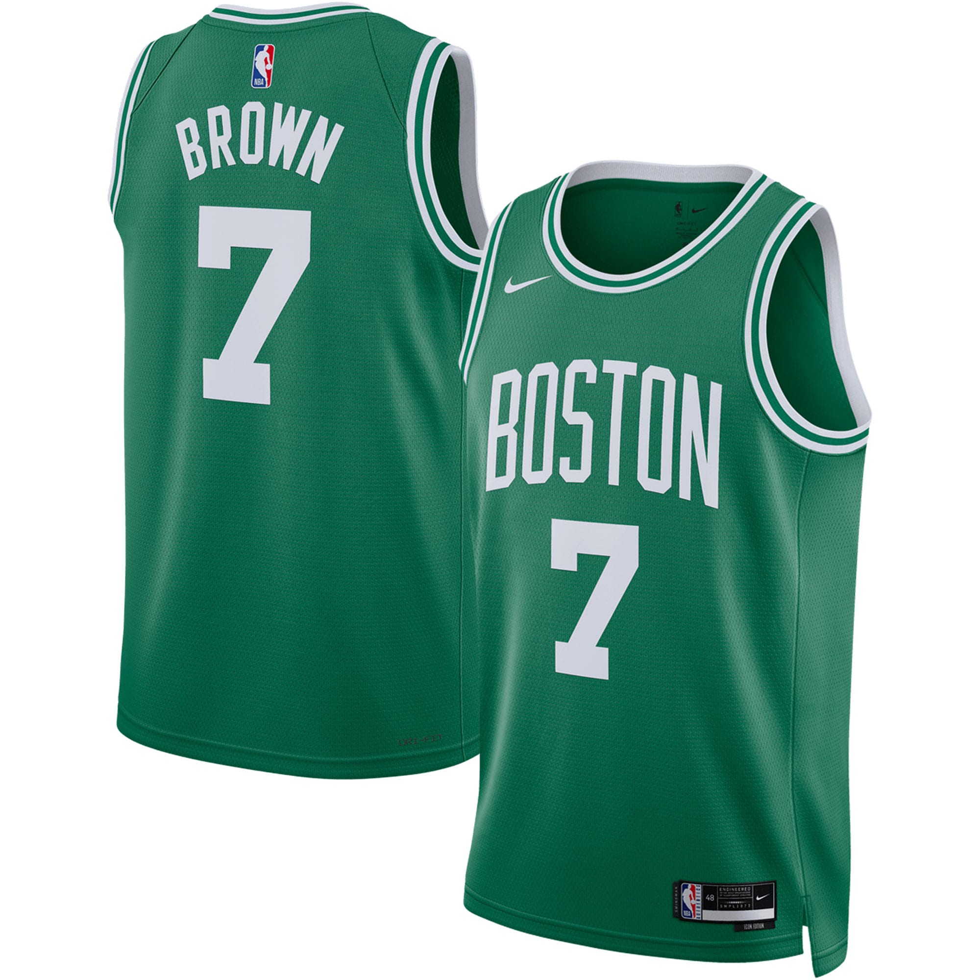 [LK] Jaylen Brown #7 Boston Celtics Unisex Swingman Jersey - Icon Edition - Kelly Green