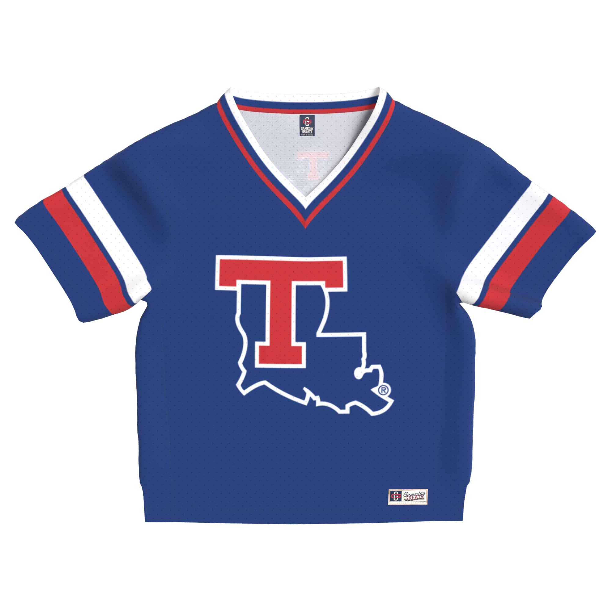 Toddler Royal Louisiana Tech Bulldogs Lightweight Collegiate Football Fashion Jersey
