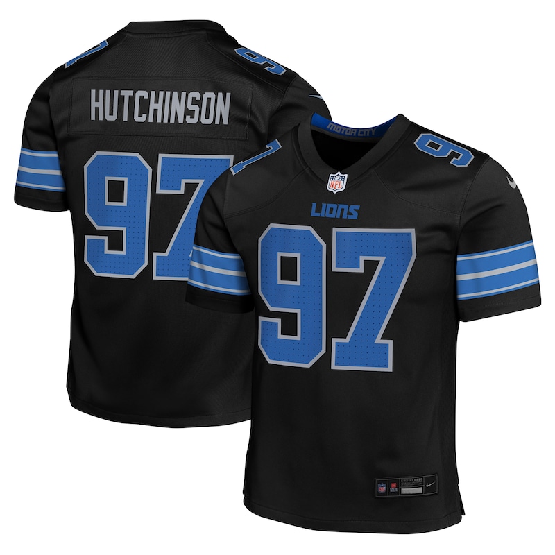None Aidan Hutchinson DET Lions Classic Premium Material Jersey