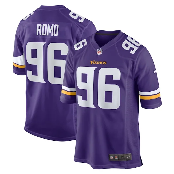 None John Parker Game Jersey - Purple | NFL Player Jersey | NFL Footba