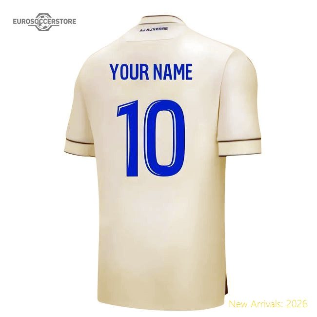 Top-Quality Popular 2025-2026 Auxerre Home Shirt (Your Name)